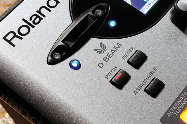 blank If you can find a free hand for it, the D BEAM can generate some wild sounds